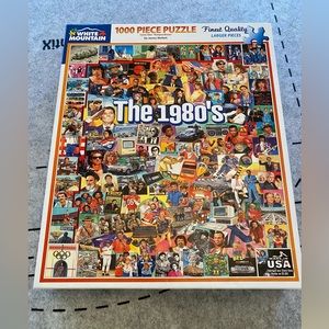 🧩WHITE MOUNTAIN PUZZLE-The 1980’s 1000 Piece Puzzle